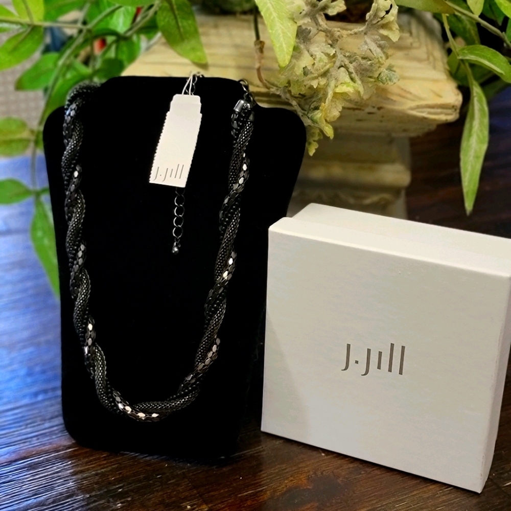 NEW J.Jill Women's Triple Strand Twist Necklace